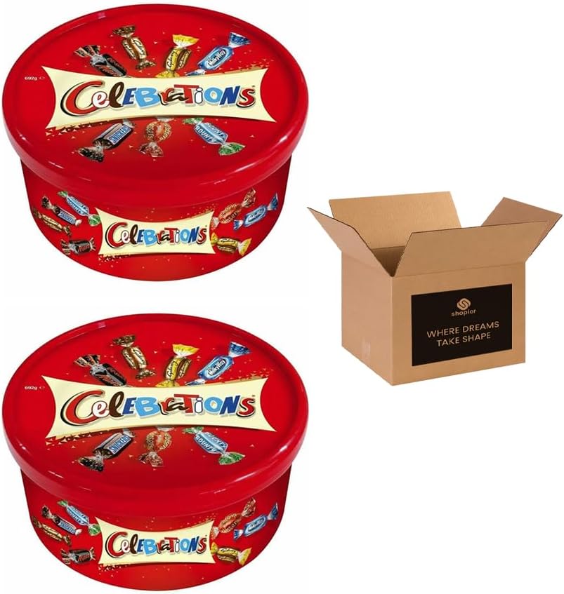 Sweet Treats Assortment Tub – Mixed Retro Sweets Gift Box with Love Hearts, Refreshers, Drumsticks & More – Party Favourites for Kids & Adults | 600g (Pack 1, Sweet Treats)