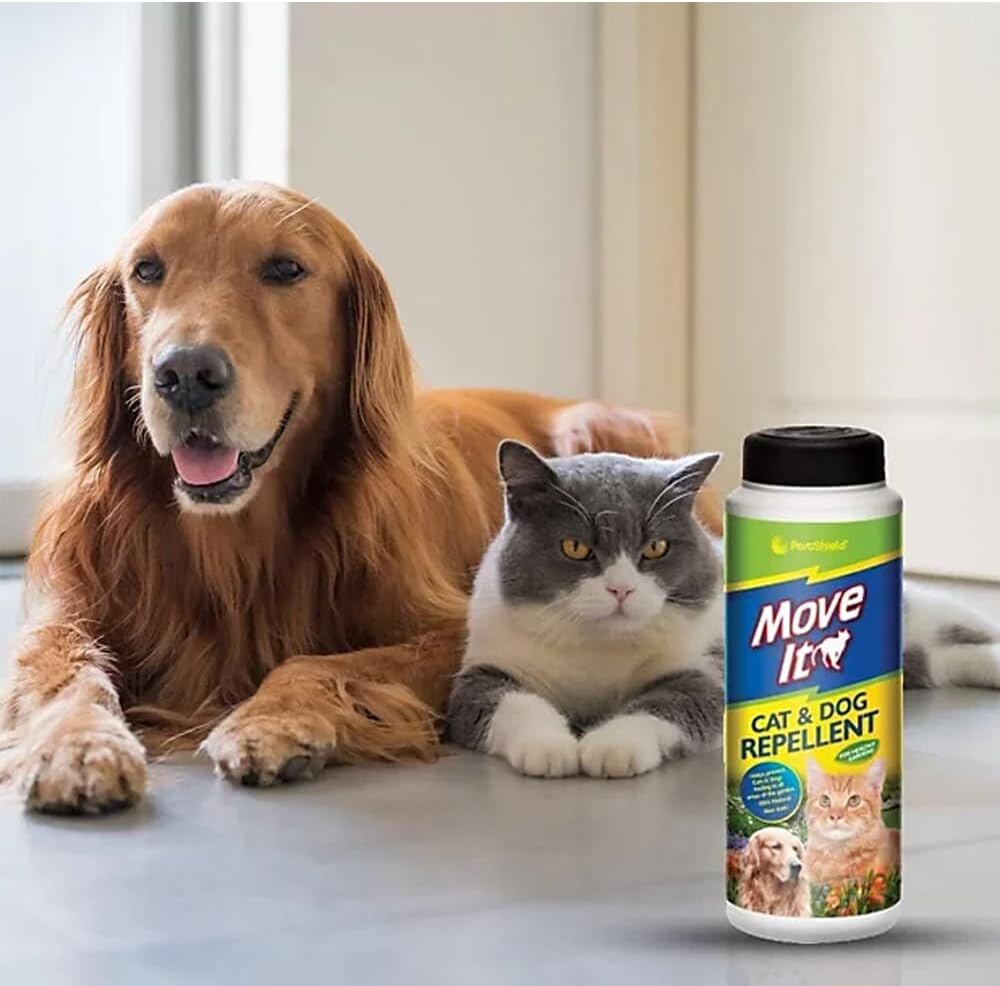 Natural Non-Toxic Cat & Dog Repellent Granules | Effective Indoor & Outdoor Deterrent for Home & Garden | Extra Strong Cat & Dog Protection | 240g (Pack of 6)