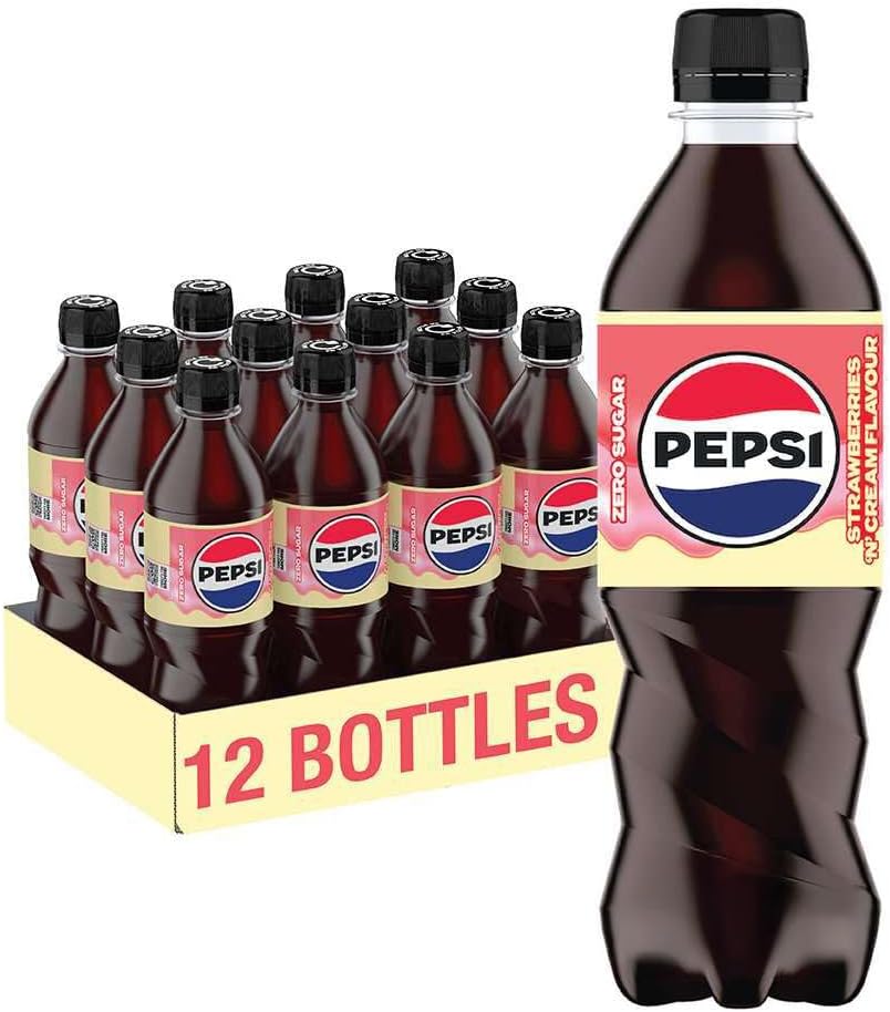 Pepsi Strawberry & Cream 500ml (Pack of 12)