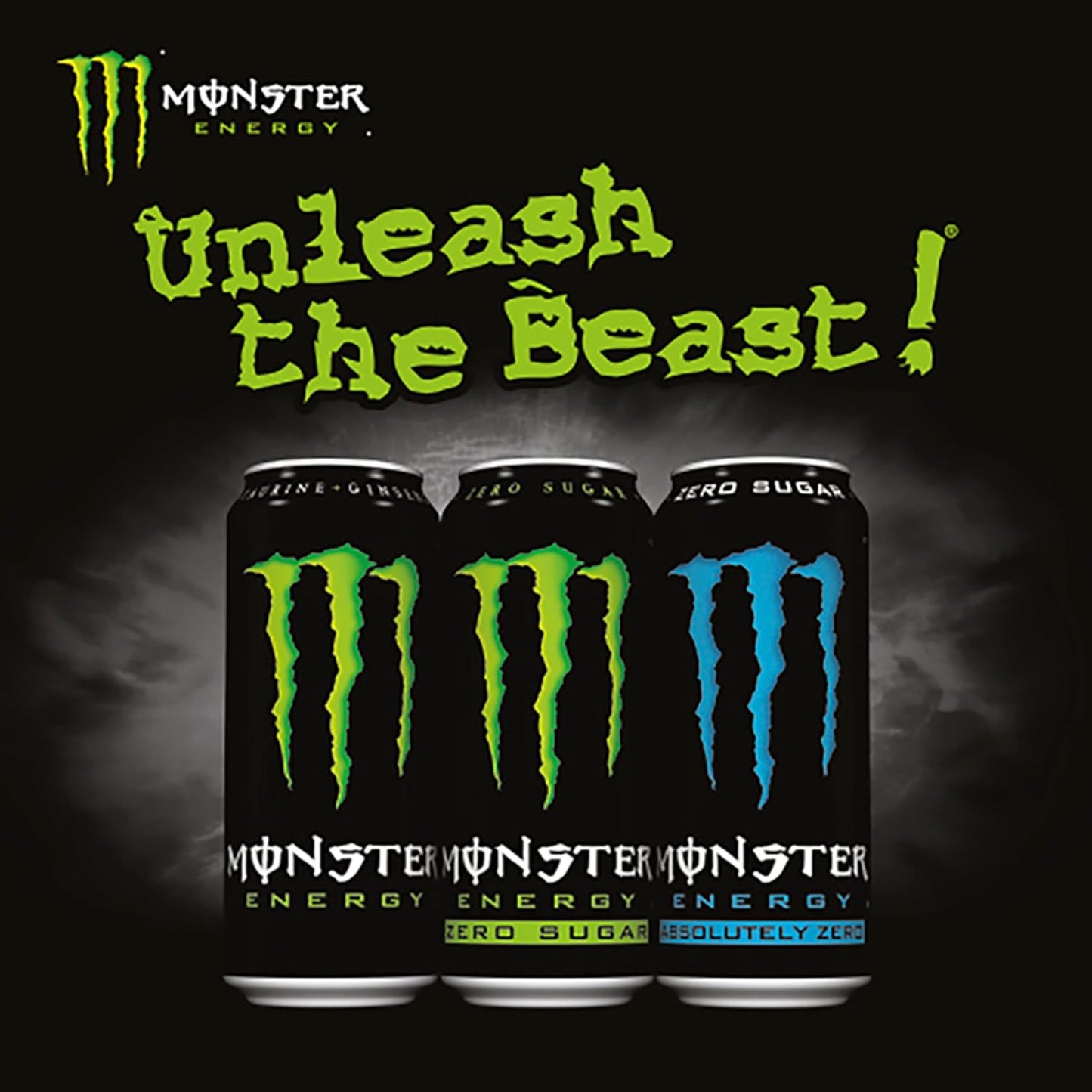 Monster Energy Drink Absolutely Zero Sugar 12 x 500ml