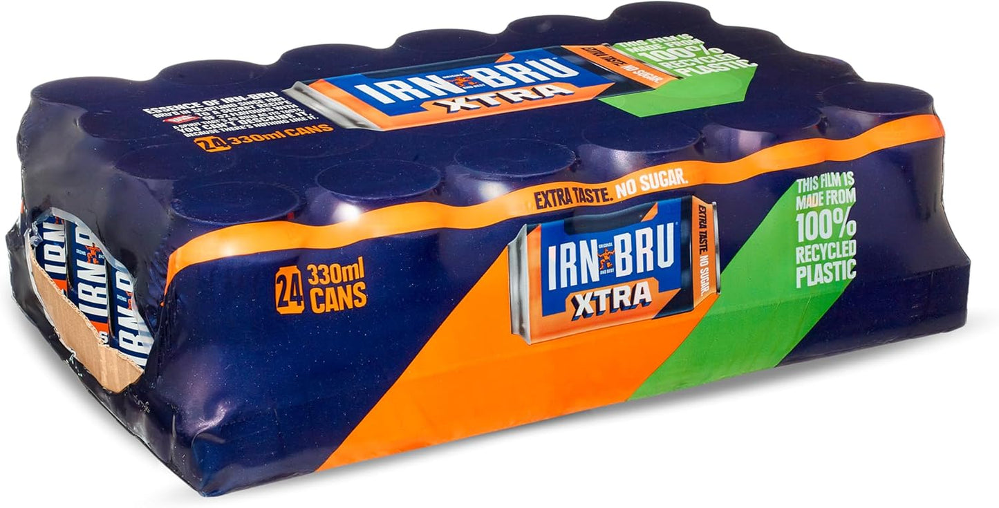 IRN-BRU 1901, 24 Pack A Very Special Vintage Recipe, No Caffeine, Full Sugar, Taste The First Ever IRN-BRU Recipe - 24 x 330ml Cans