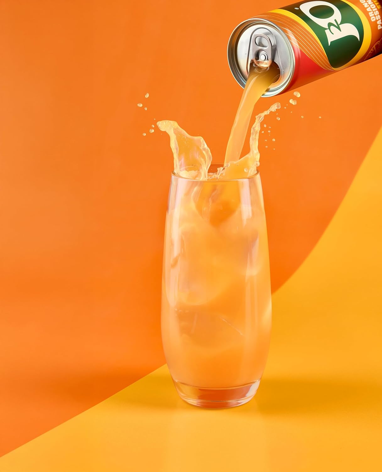 J2O Fruit Juice, Orange and Passion Fruit, 250ml Cans (Pack of 12)