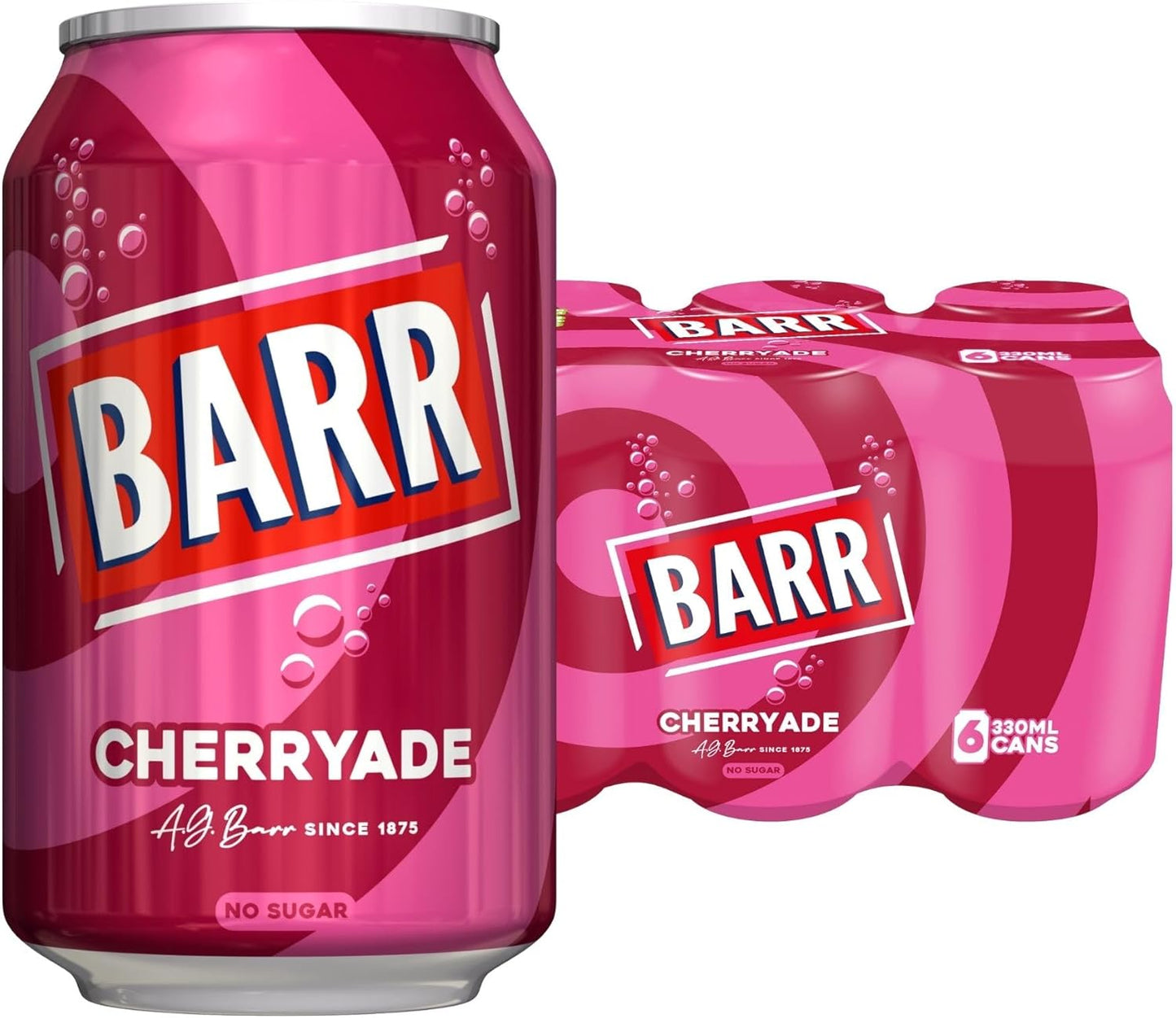 BARR Tizer 24 Pack Citrus Flavoured Fizzy Drink "Fizzingly Fun" - 24 x 330ml Cans