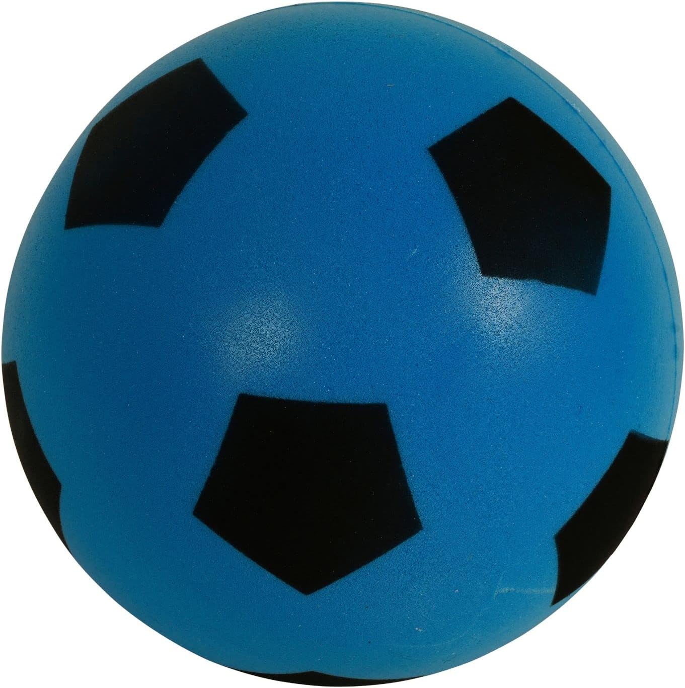 Fun Sport 20cm Football | Indoor/Outdoor Soft Sponge Foam Soccer Ball | Play Many Games For Hours Of Fun | Suitable For Adults, Boys And Girls Of All Ages (19.4cm Blue)