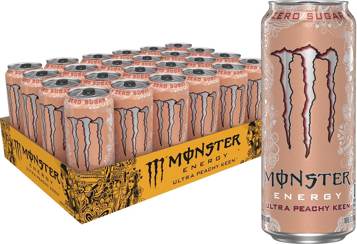 Monster Energy Ultra Rosá sugar-free energy drink, 473 ml (pack of 24).