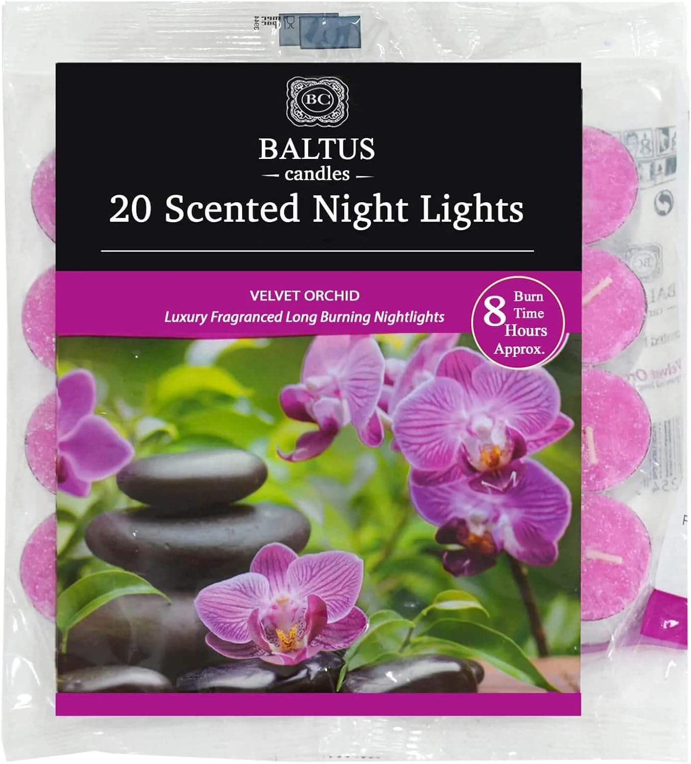 Baltus Velvet Orchid Scented Night Lights 20 Pack