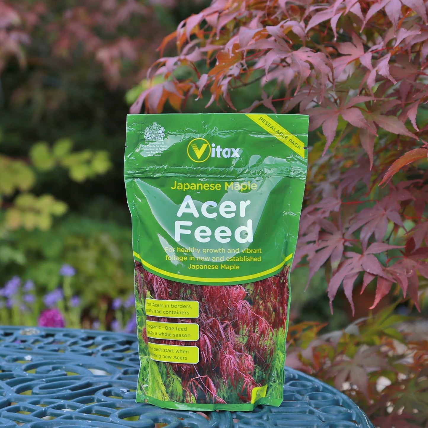 Vitax Acer Feed, Suitable For All Japanese Maple In Borders, Pots & Containers, Promotes For Strong Healthy Growth: 0.9Kg Pouch