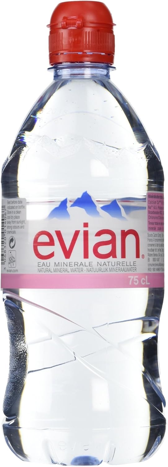 Evian Still Mineral Water, 24 x 0.5L