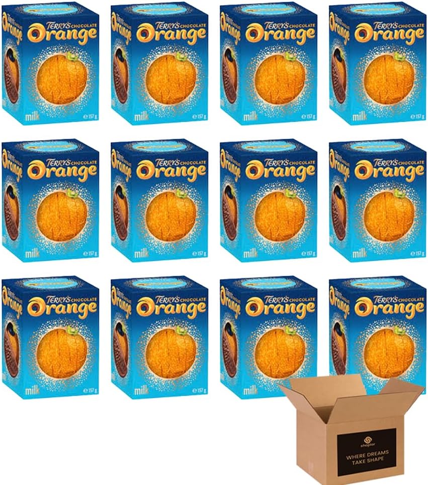 Variety Pack – Milk Chocolate, Mint & Orange Flavours – Tasty British Choco Treat | For Sharing, Gifting, Christmas, Birthday & Hampers - Kids Adult Treats (Pack 6, Terry's Orange)