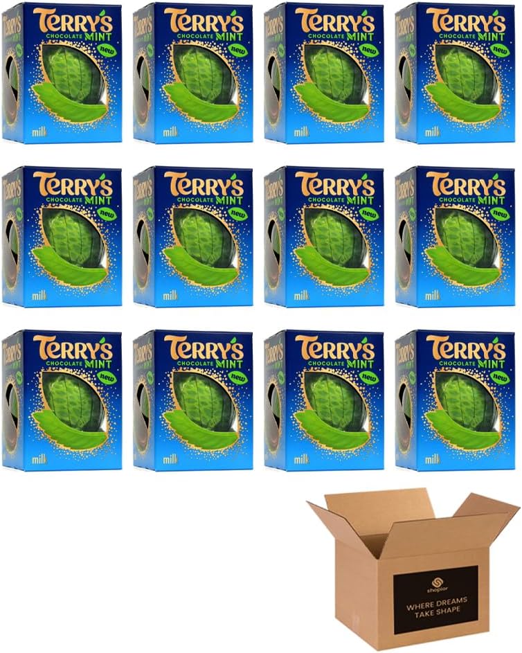 Variety Pack – Milk Chocolate, Mint & Orange Flavours – Tasty British Choco Treat | For Sharing, Gifting, Christmas, Birthday & Hampers - Kids Adult Treats (Pack 6, Terry's Orange)