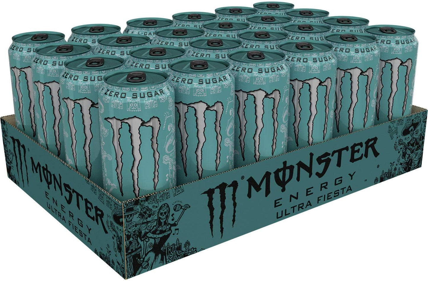 Monster Energy Ultra Rosá sugar-free energy drink, 473 ml (pack of 24).