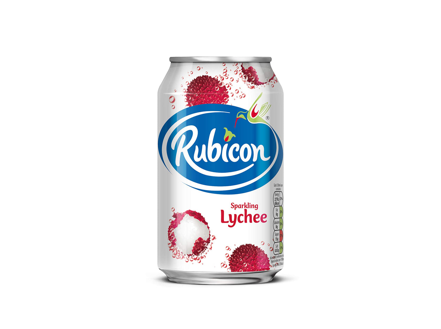 Rubicon Sparkling Lychee Juice Drink Cans, 24 x 330 ml (Packaging May Vary)