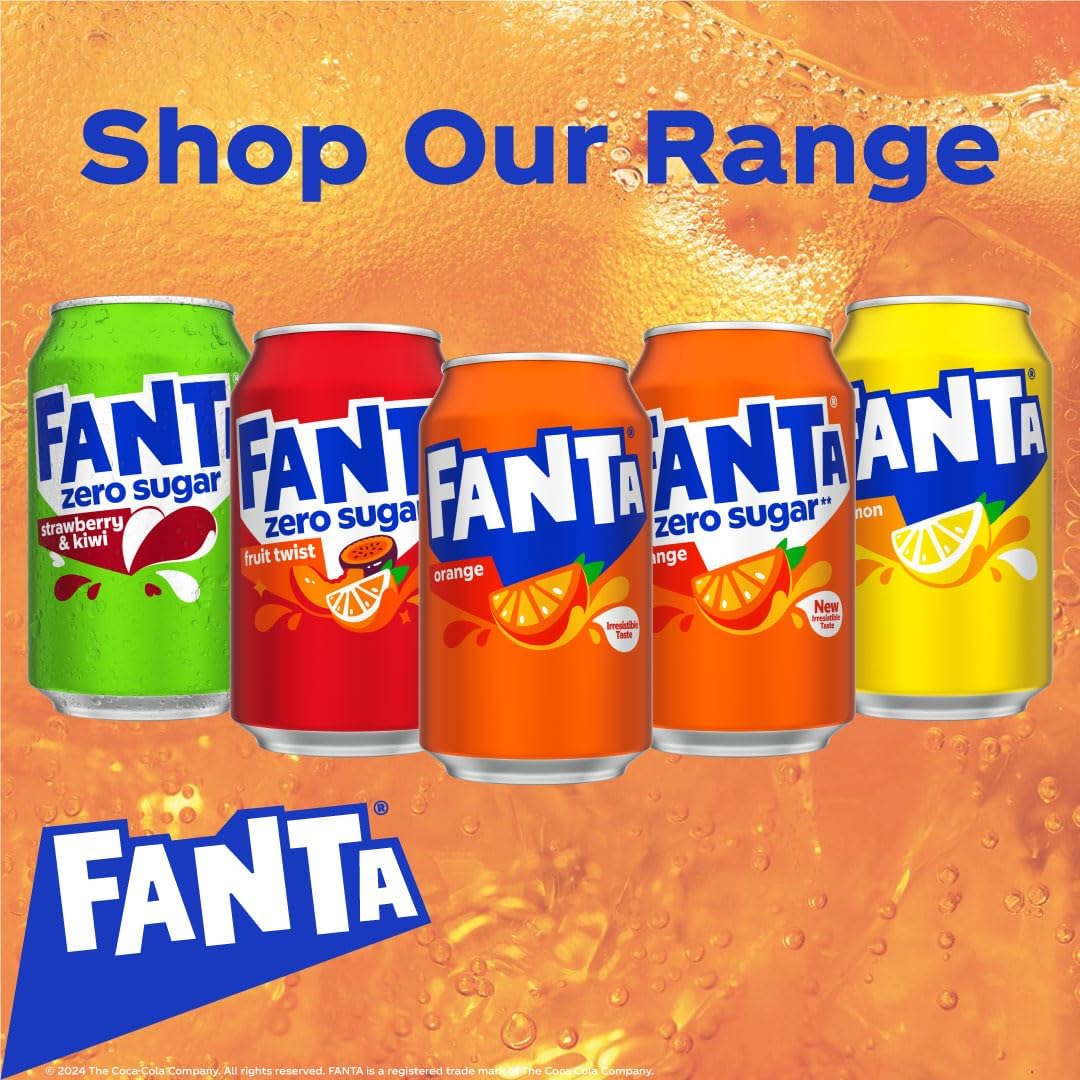 Fanta Orange Cans, 24 x 330ml