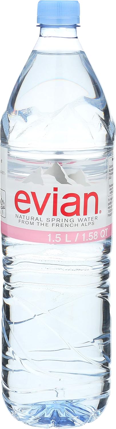 Evian Still Mineral Water, 24 x 0.5L