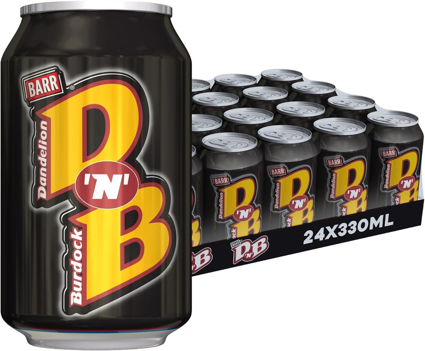 BARR Tizer 24 Pack Citrus Flavoured Fizzy Drink "Fizzingly Fun" - 24 x 330ml Cans