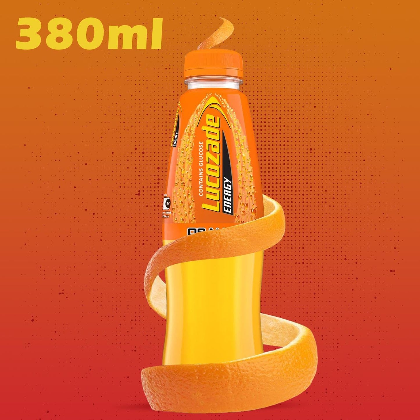 (24 Pack) Lucozade Energy Orange - 380ml