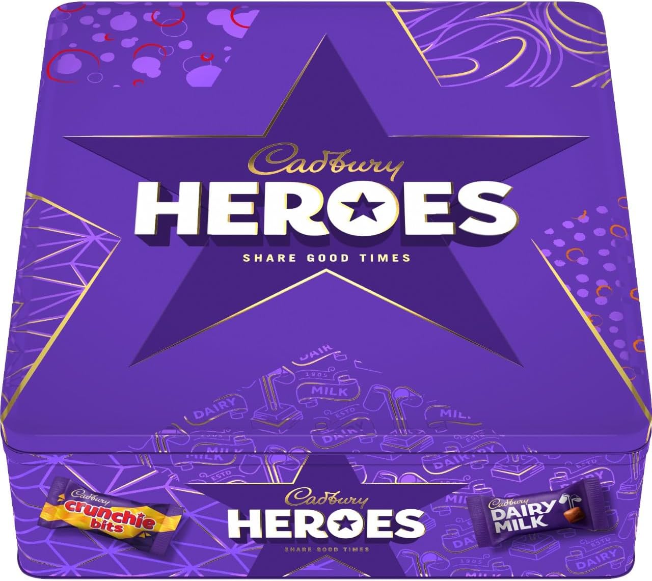 Cadbury Heroes Chocolate Tub 550G