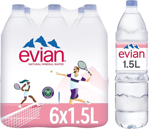 Evian Still Mineral Water, 24 x 0.5L
