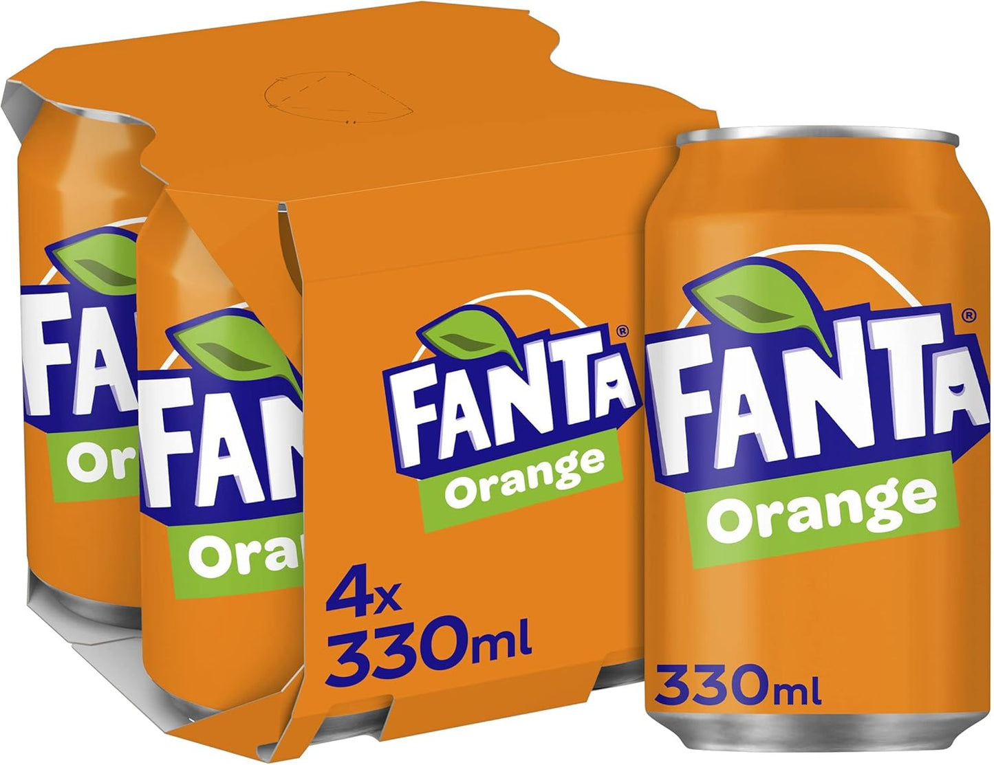 Fanta Can Orange Zero 330 ml (Pack of 24)