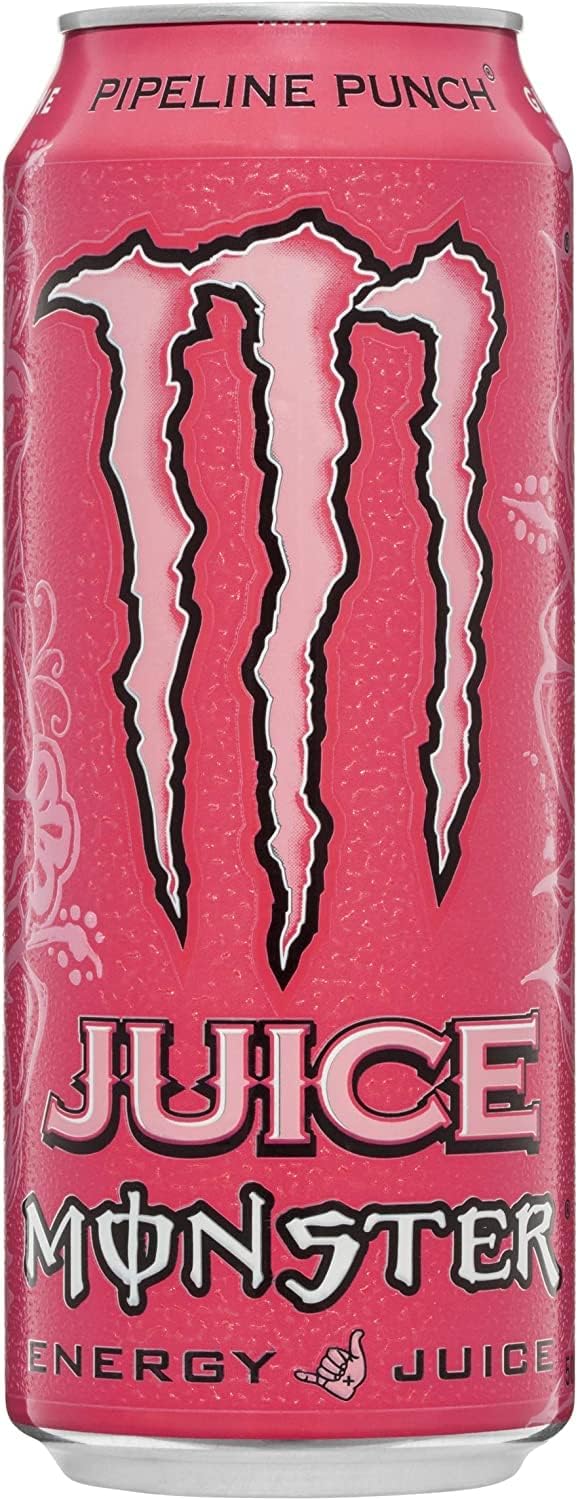 Monster Energy Drink Pipeline Punch Cans, 24 x 500ml