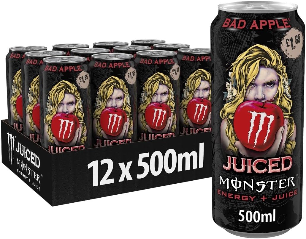 NEW FLAVOUR - Monster Bad Apple 12x500ml - Sold by Shop4Less