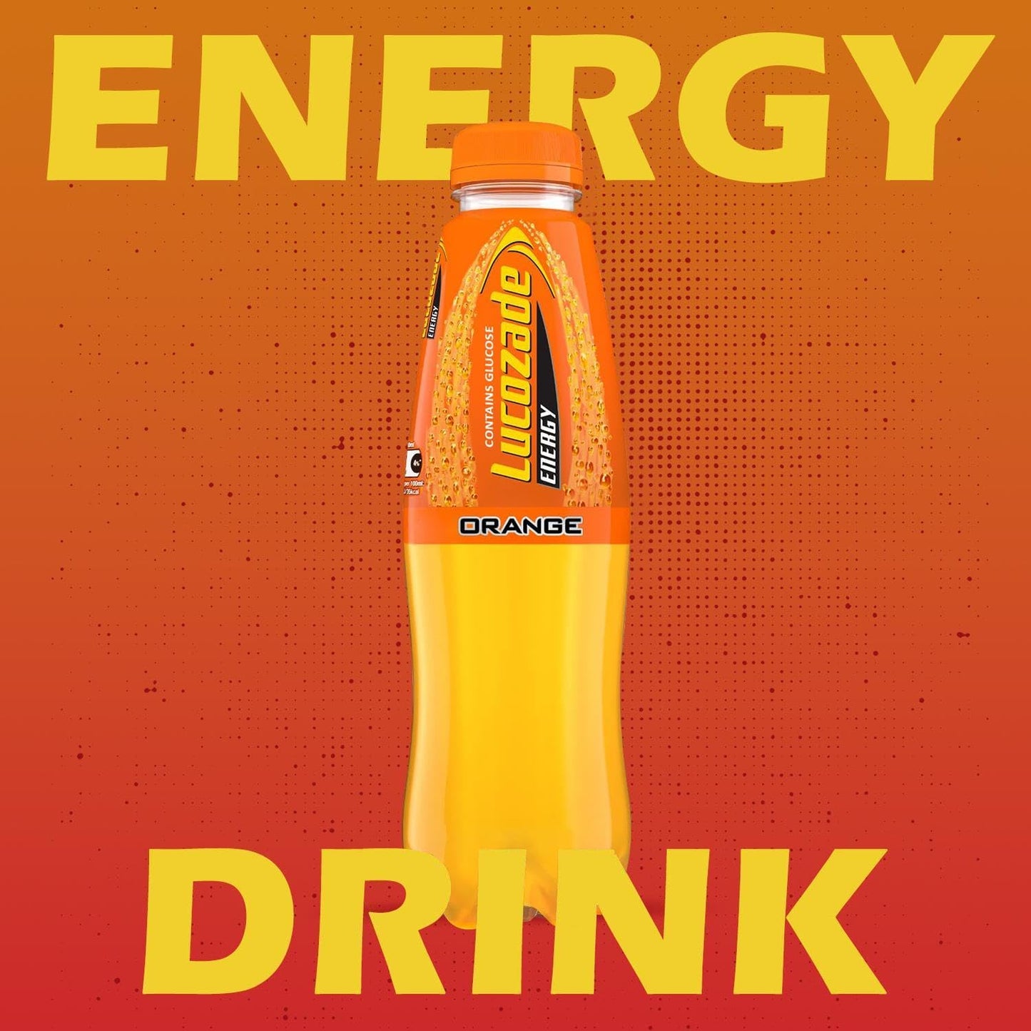 (24 Pack) Lucozade Energy Orange - 380ml