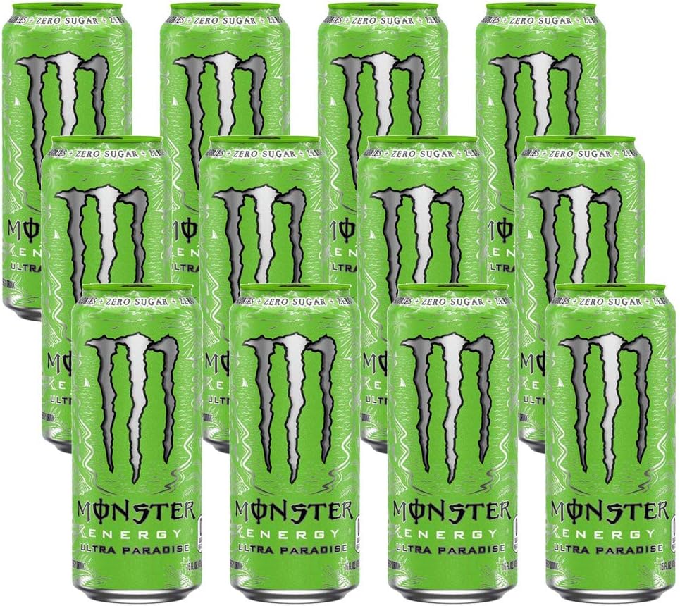 Monster Energy Drinks Discounted Price 12 Pack All Flavours Fast DELIvery 500ml (Ultra Paradise)