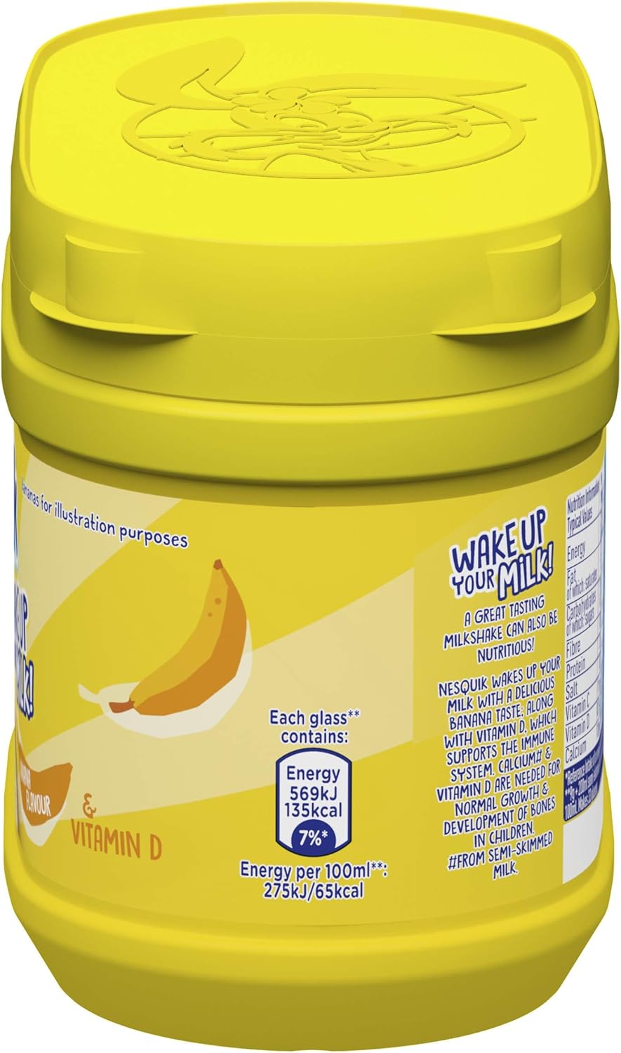 Nesquik Banana Flavour Milkshake Powder 300 g (Pack of 5)