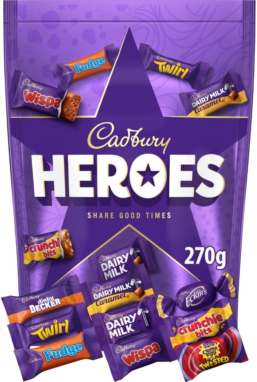 Cadbury Heroes Chocolate Tub 550G