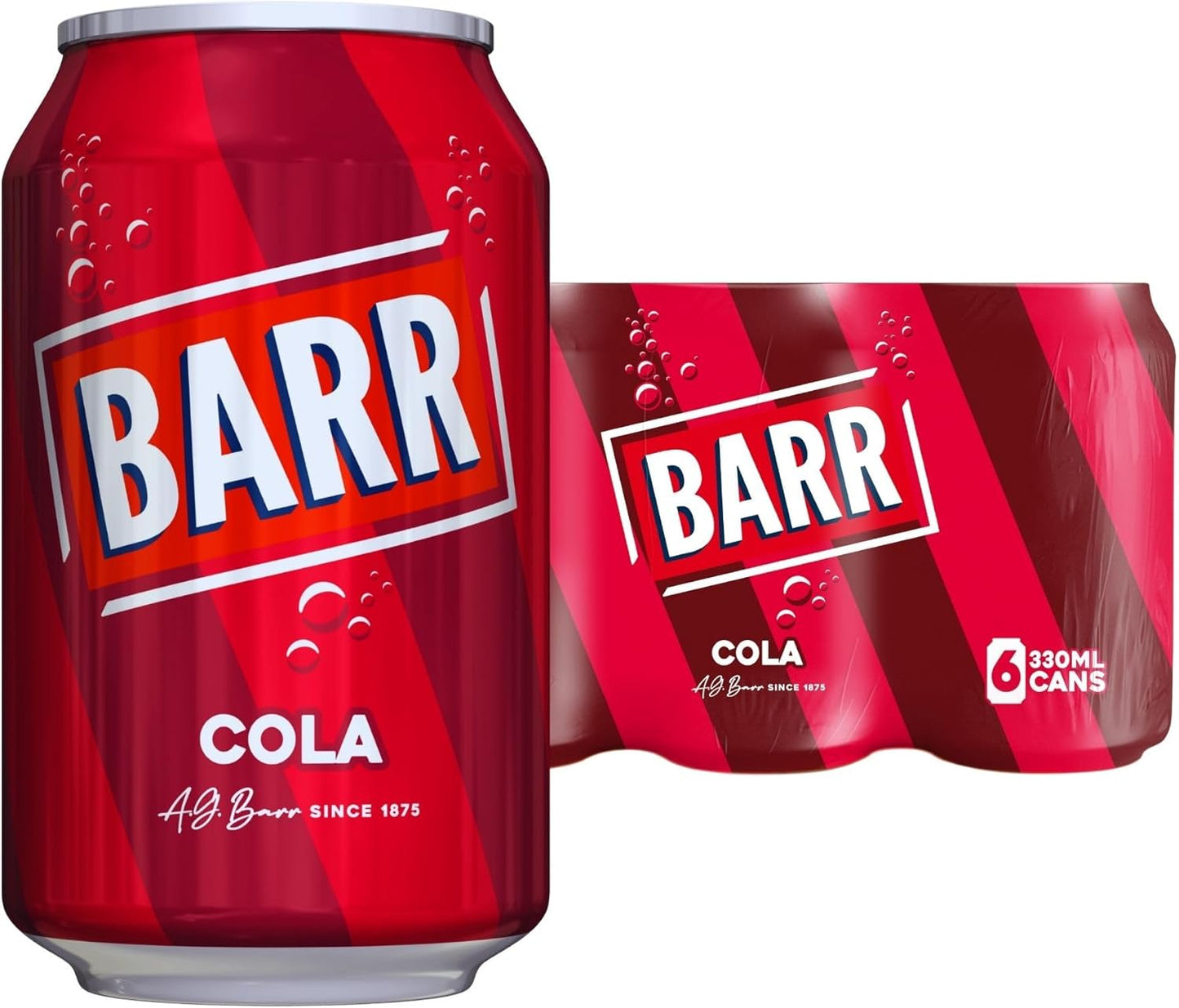 BARR Tizer 24 Pack Citrus Flavoured Fizzy Drink "Fizzingly Fun" - 24 x 330ml Cans