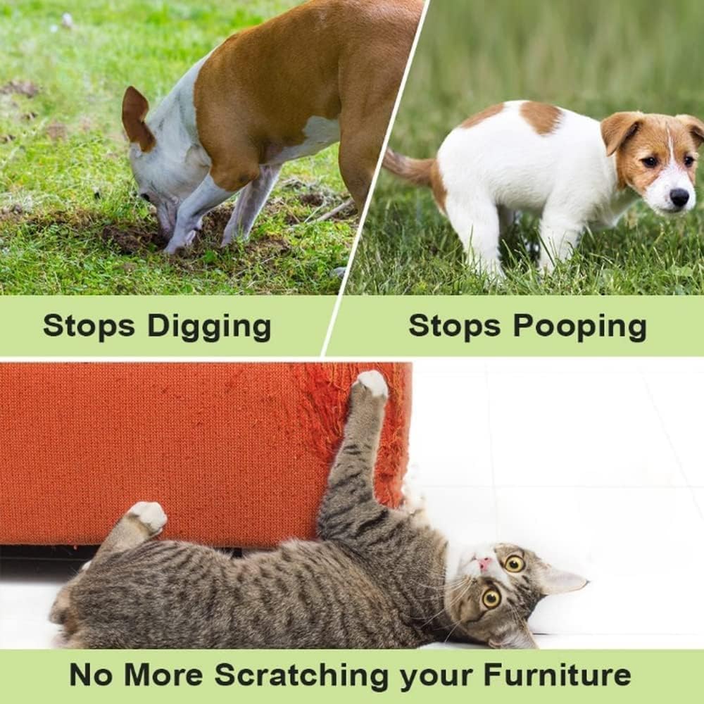 shopior Natural, Non-Toxic Dog and Cat Repellent Granules | Indoor & Outdoor Pet Deterrent for Home & Garden Protection | Highly Effective Cat & Dog Scatter Granules | 240g (Pack of 6)
