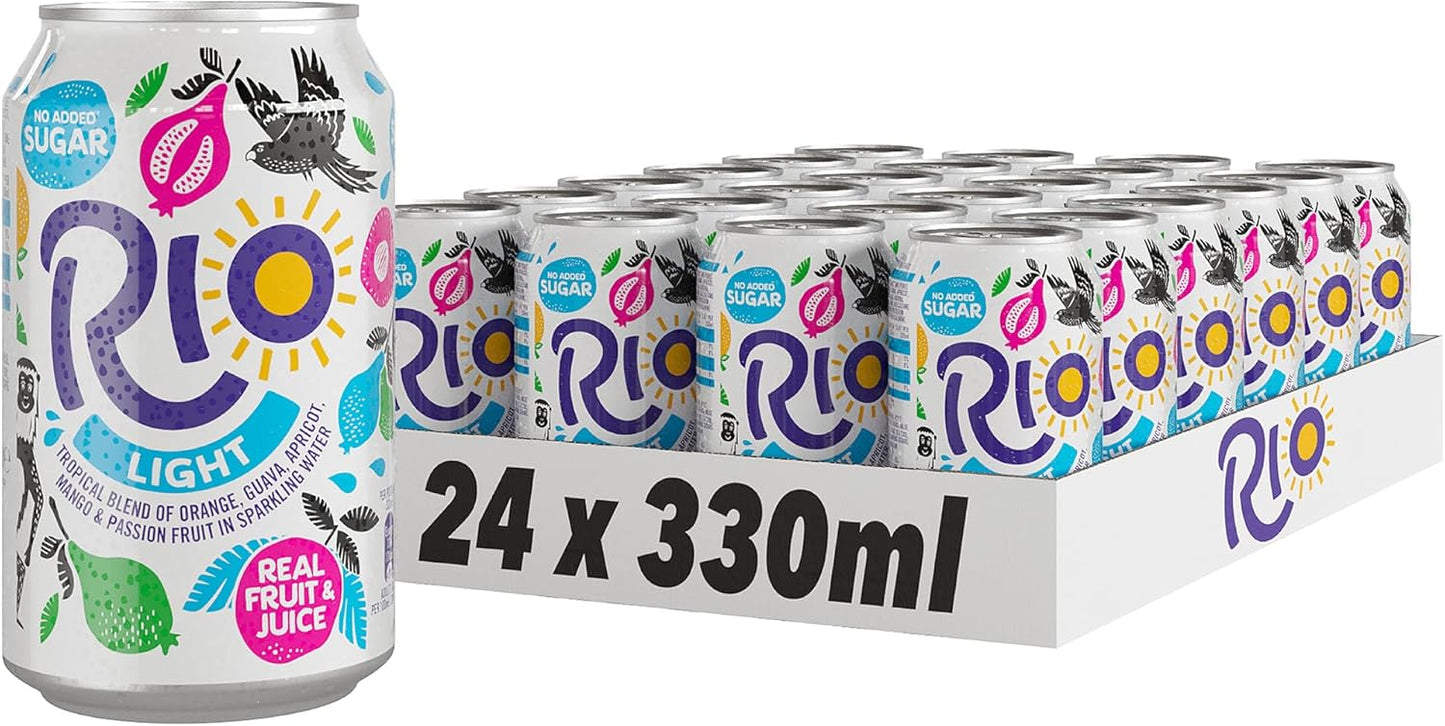 Rio Tropical Fruit Juice Drink 330 ml (Pack of 24)