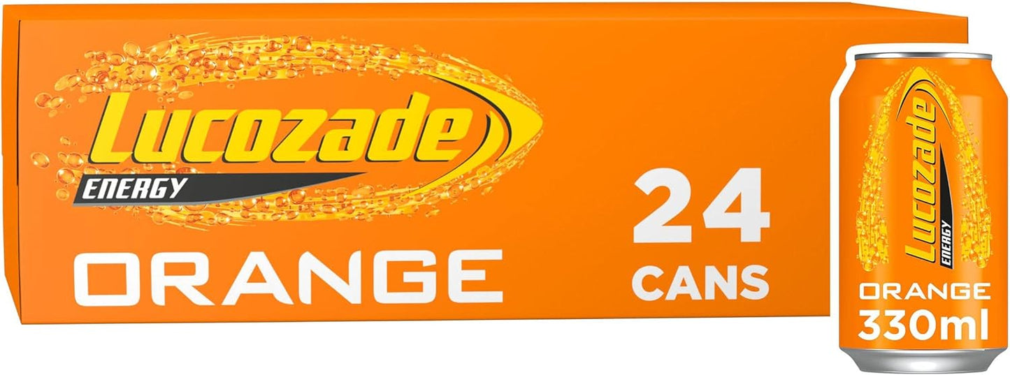 Lucozade Orange 24 x 330ml Cans
