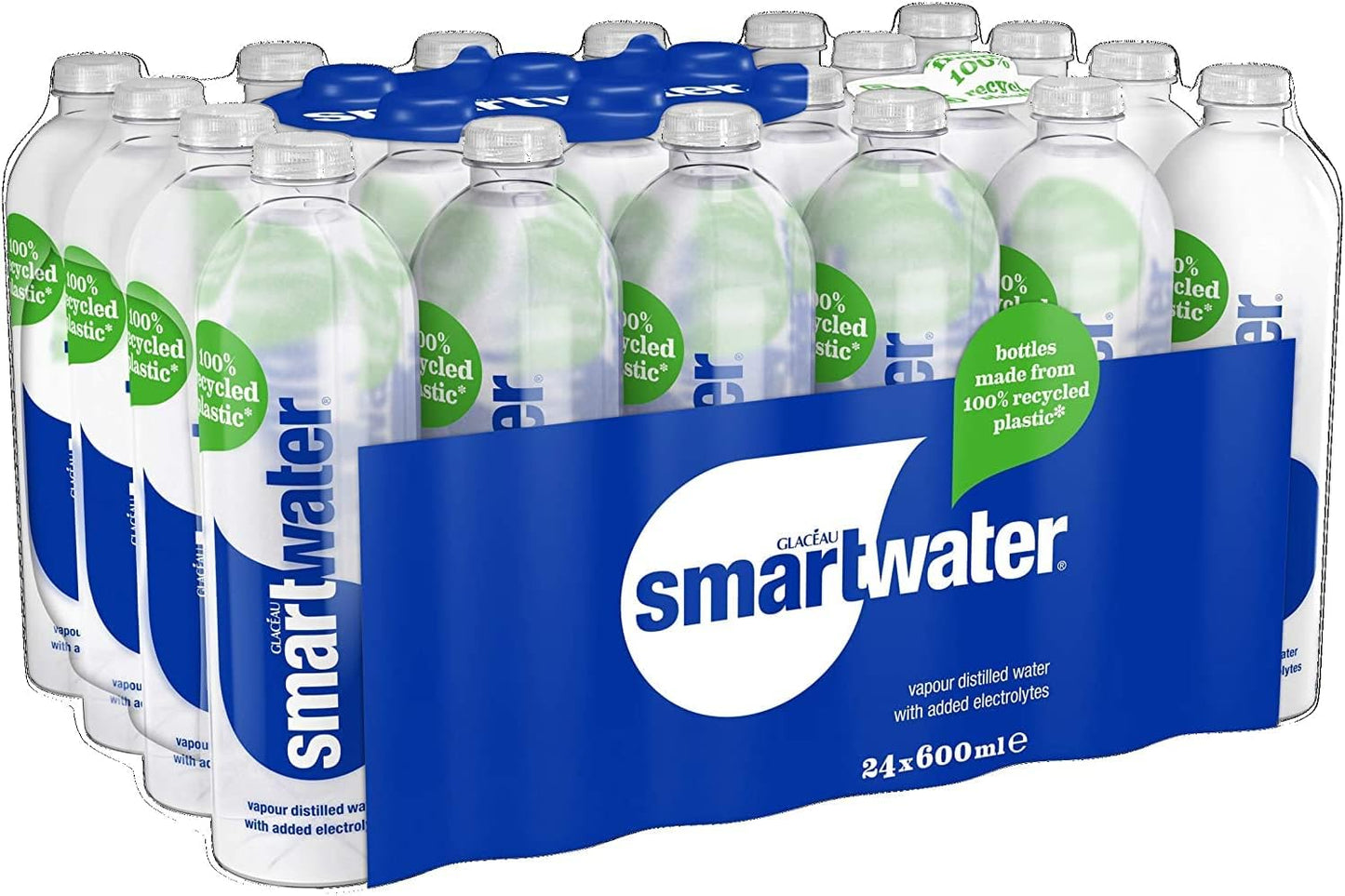 Glacéau Smartwater 24x600ml, Clear