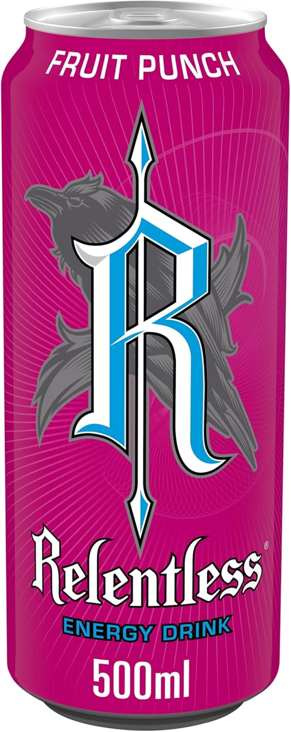 Relentless Can Fruit Punch 500 ml (Pack of 12)