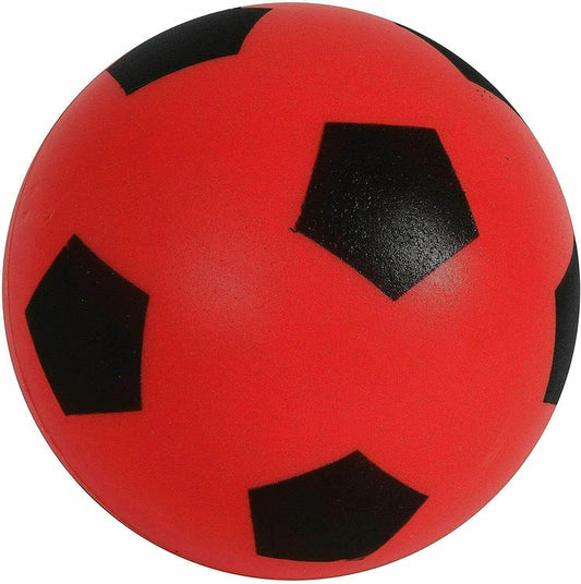 Size 4 Football (17.5cm) | Sponge Foam Soccer Ball | Outdoor Games for Kids | Indoor Football, Kids/Adults Garden and Beach Games | Soft Toddlers Ball