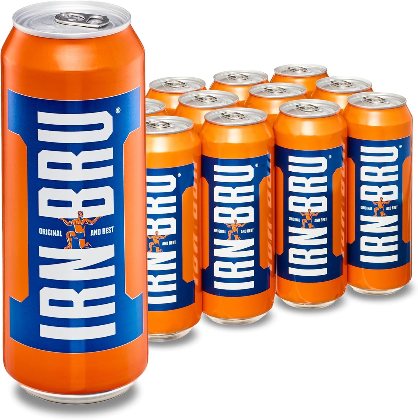 IRN-BRU 1901, 24 Pack A Very Special Vintage Recipe, No Caffeine, Full Sugar, Taste The First Ever IRN-BRU Recipe - 24 x 330ml Cans
