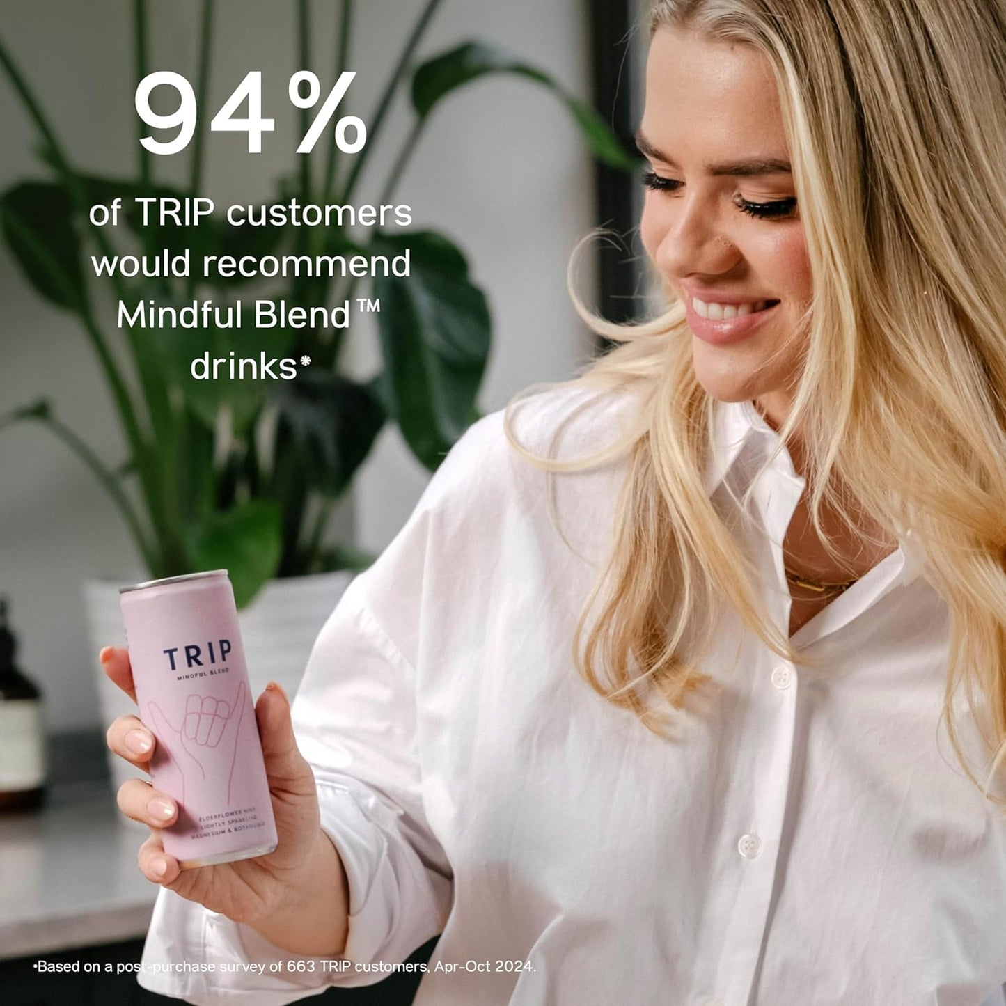 TRIP Mindful Blends - Mixed Pack Sparkling Drink with 1440MG Magnesium + Lion’s Mane + Chamomile + Lemon Balm. Low Calorie and Vegan (Pack of 12 x 250ml)