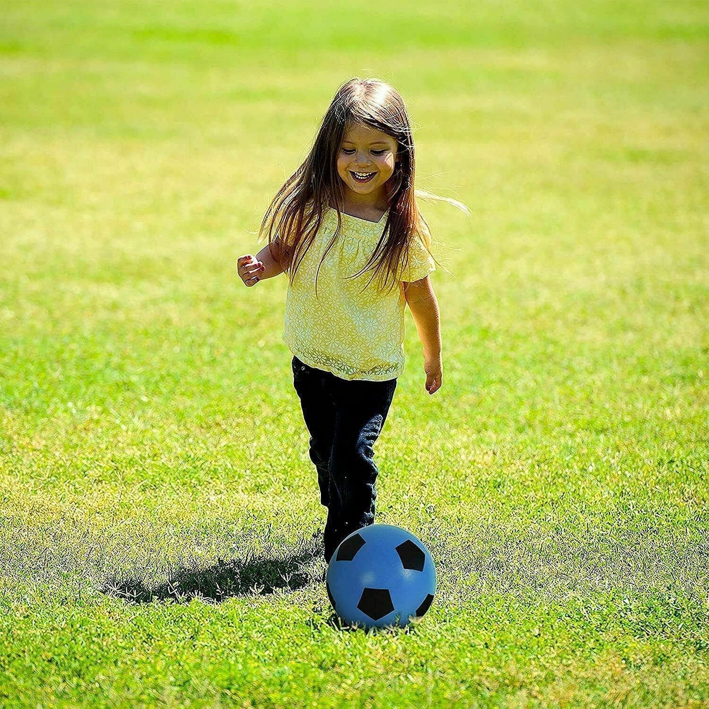 Size 4 Garden Game Footballs | Sponge Foam Soccer Ball | Outdoor Games for Kids | Indoor Football, Kids/Adults Garden and Beach Games | Soft Toddlers Ball