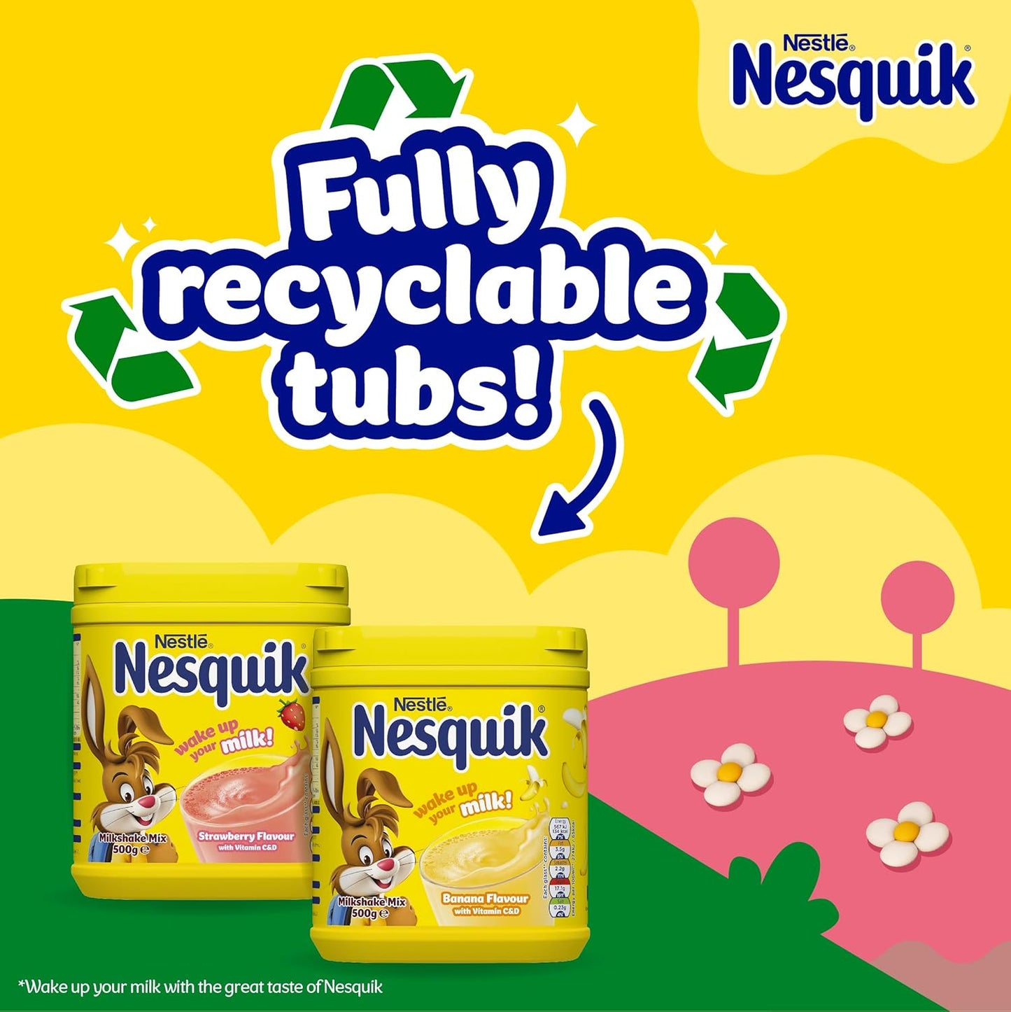 Nesquik Powder Strawberry 300 G (Pack of 10)