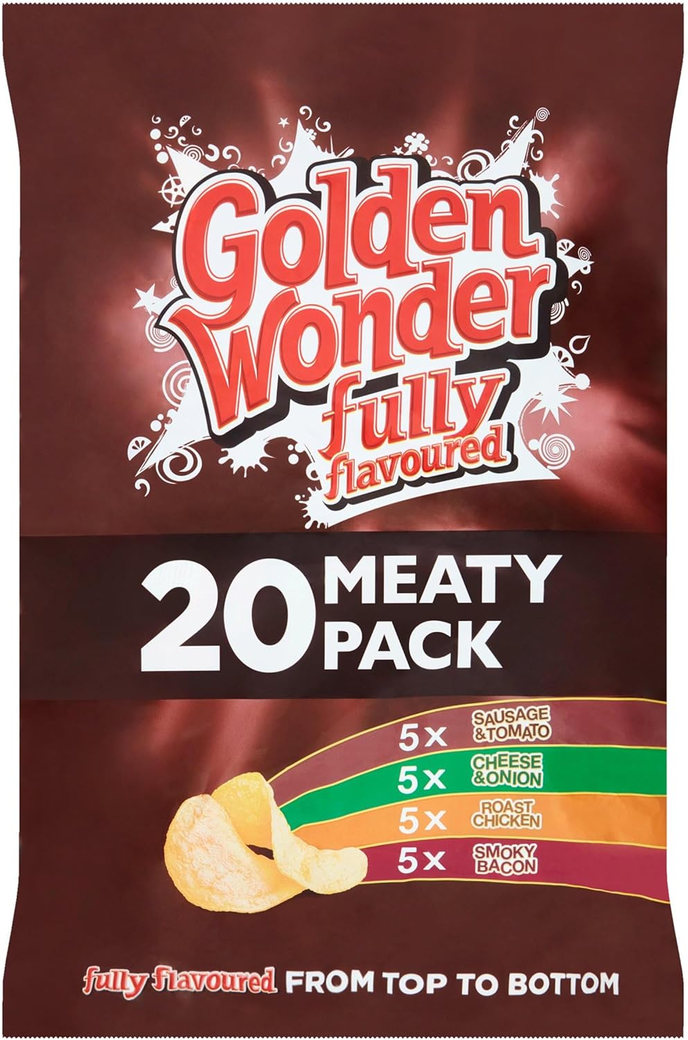 Golden Wonder Fully Flavoured Meaty Pack 20 x 25g