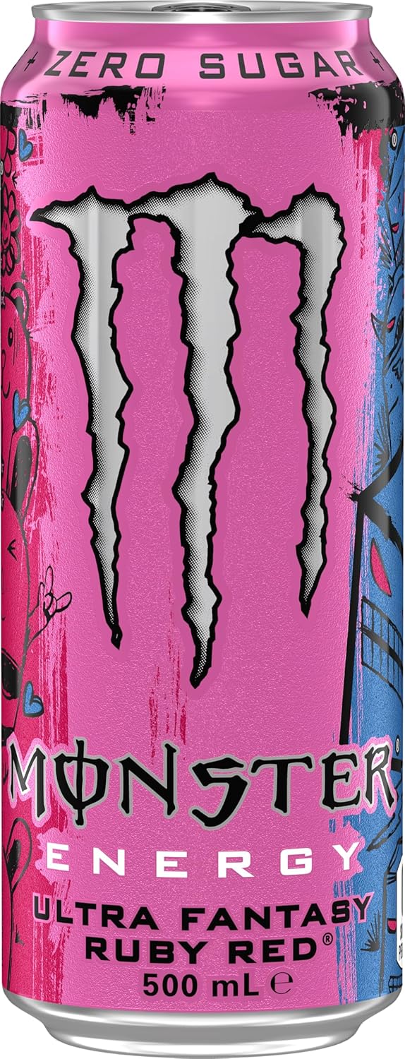 Monster Energy Drink Ultra Fantasy Ruby Red 24 x 500ml