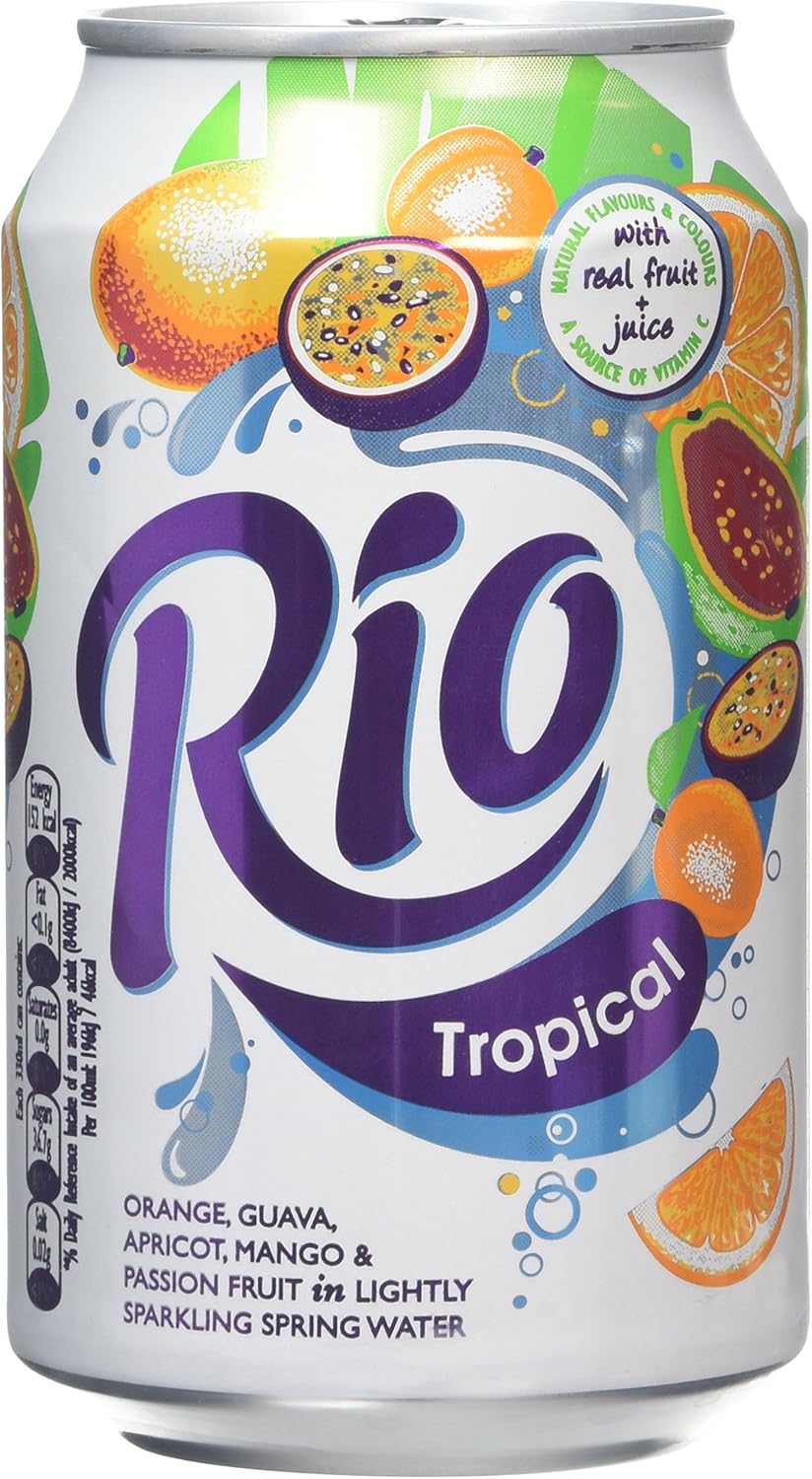 Rio Tropical Fruit Juice Drink 330 ml (Pack of 24)