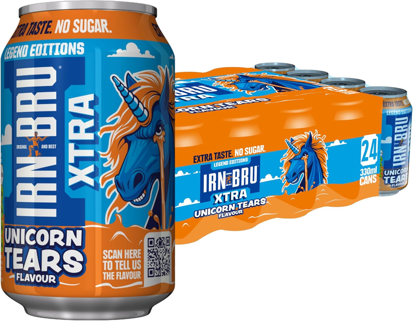 IRN-BRU 1901, 24 Pack A Very Special Vintage Recipe, No Caffeine, Full Sugar, Taste The First Ever IRN-BRU Recipe - 24 x 330ml Cans