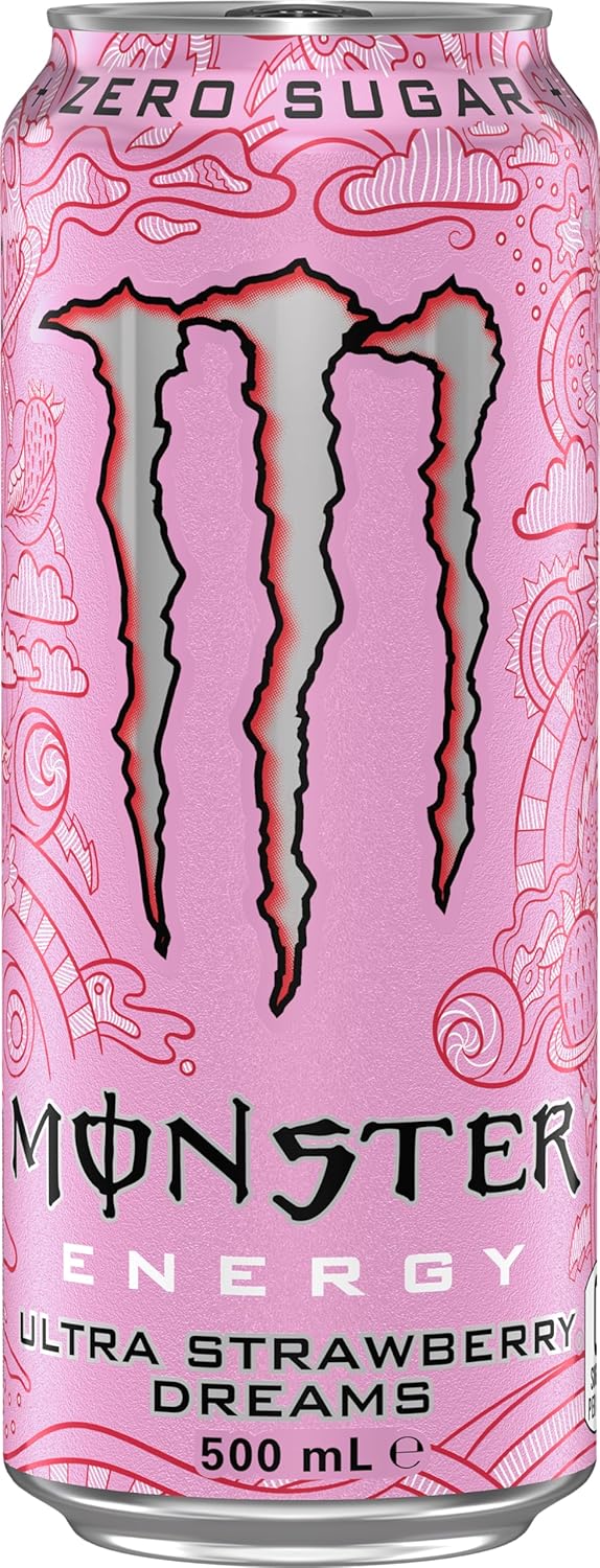 Monster Energy Drink Ultra Strawberry Dreams 24 x 500ml