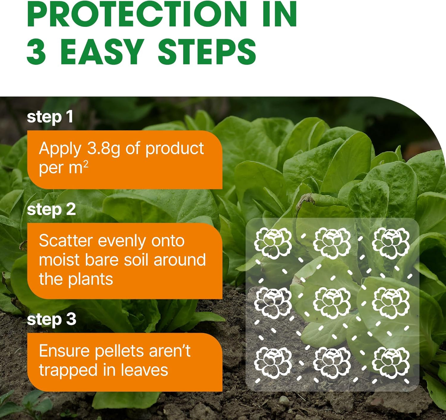 Doff Slug & Snail Killer - 400g Slug Pellets for Garden - Ferric Phosphate Slug and Snail Pellets - Long Lasting Pest Control in Damp Conditions for Up to 14 Days - Crop Friendly