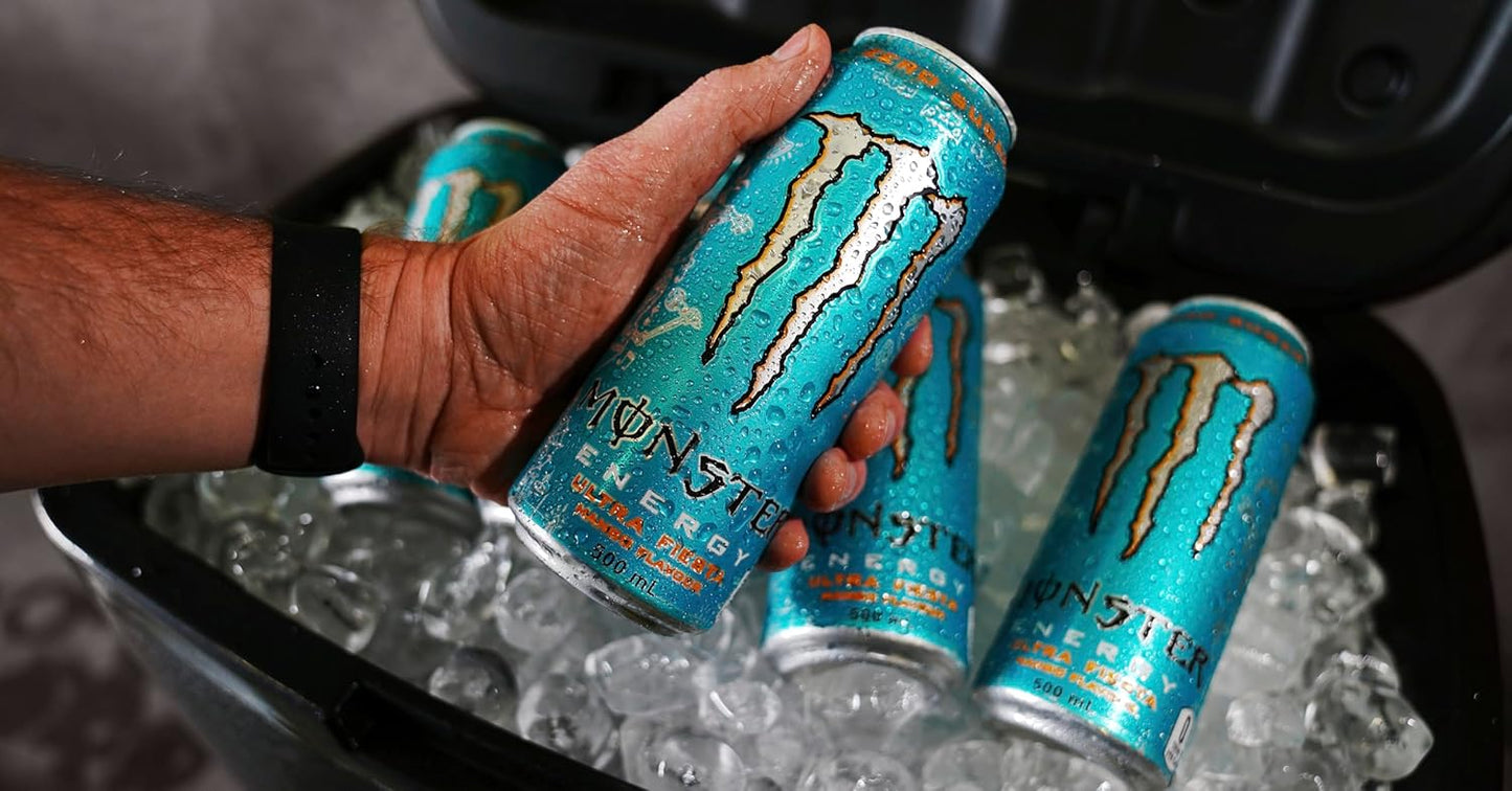 Monster Energy Ultra Fiesta, 12 x 500 ml, disposable can, zero sugar and zero calories
