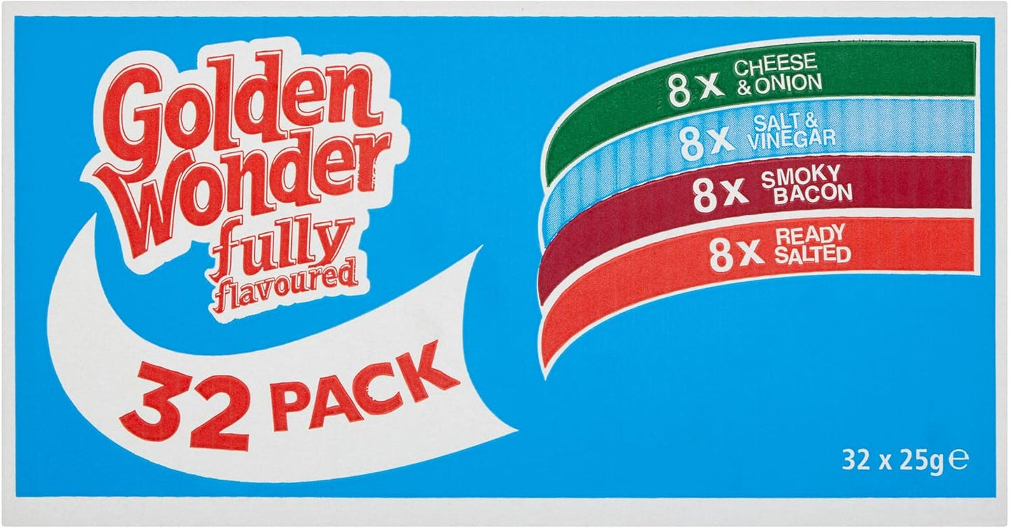 Golden Wonder Fully Flavoured 32 x 25g