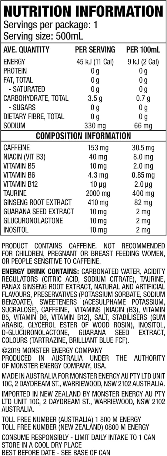 Monster Energy Drink Ultra Paradise 24 x 500ml
