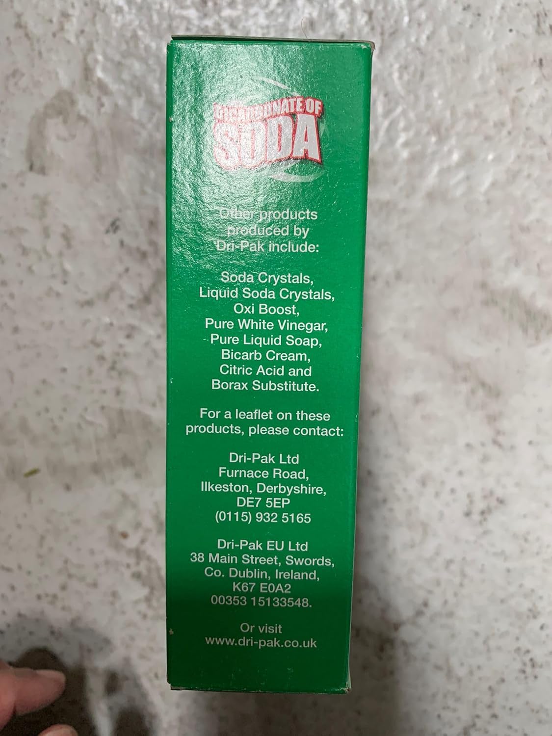 5 X DP Clean & Natural Bicarbonate Of Soda - 500g